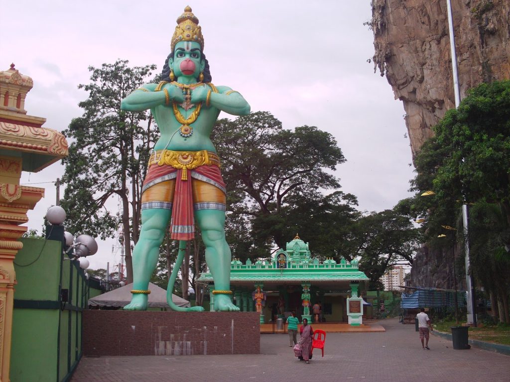 Estátua de Hanuman. Fonte: malaysiahanuman.com